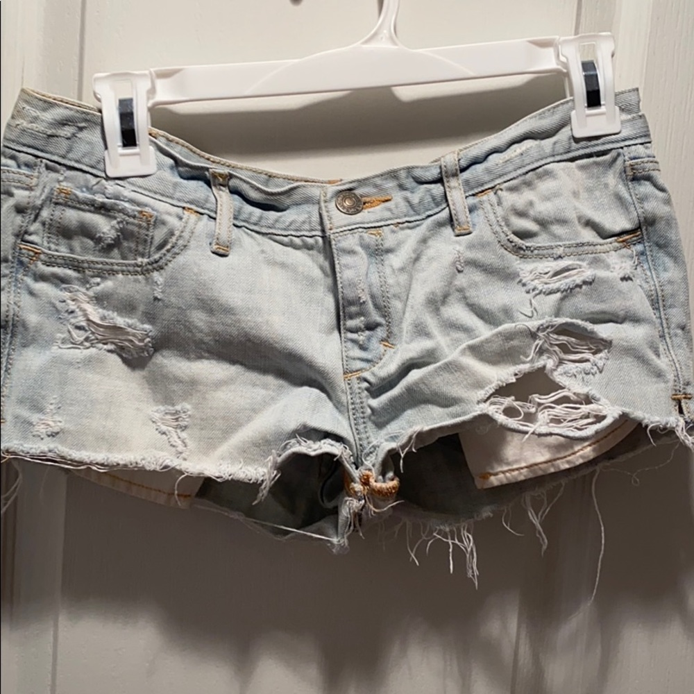 Light blue shorts